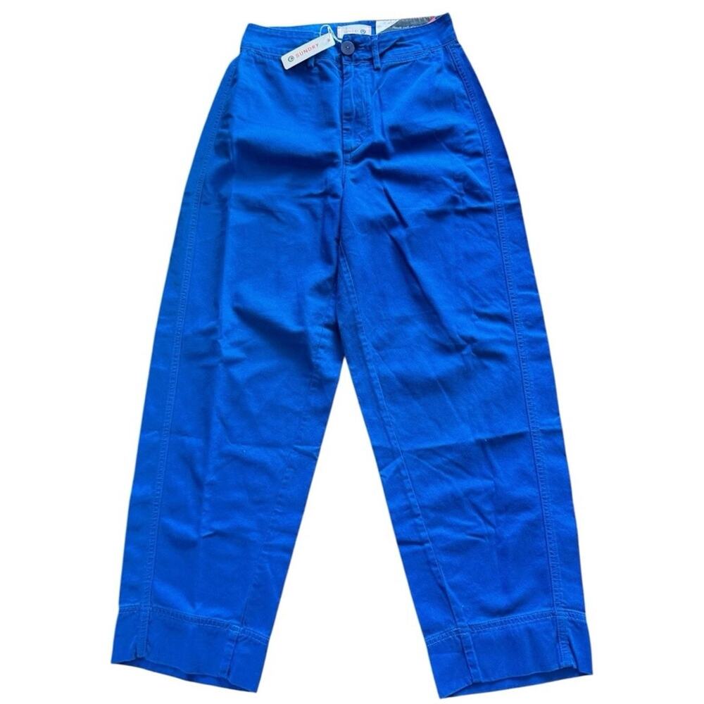 Sundry High-Waisted Barrel Easy Chinos Size 24 NWT